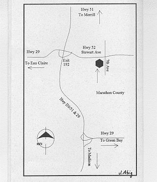 map of uw-marathon area